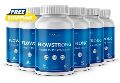 FlowStrong 6-bottle supply — recommended 180-day course